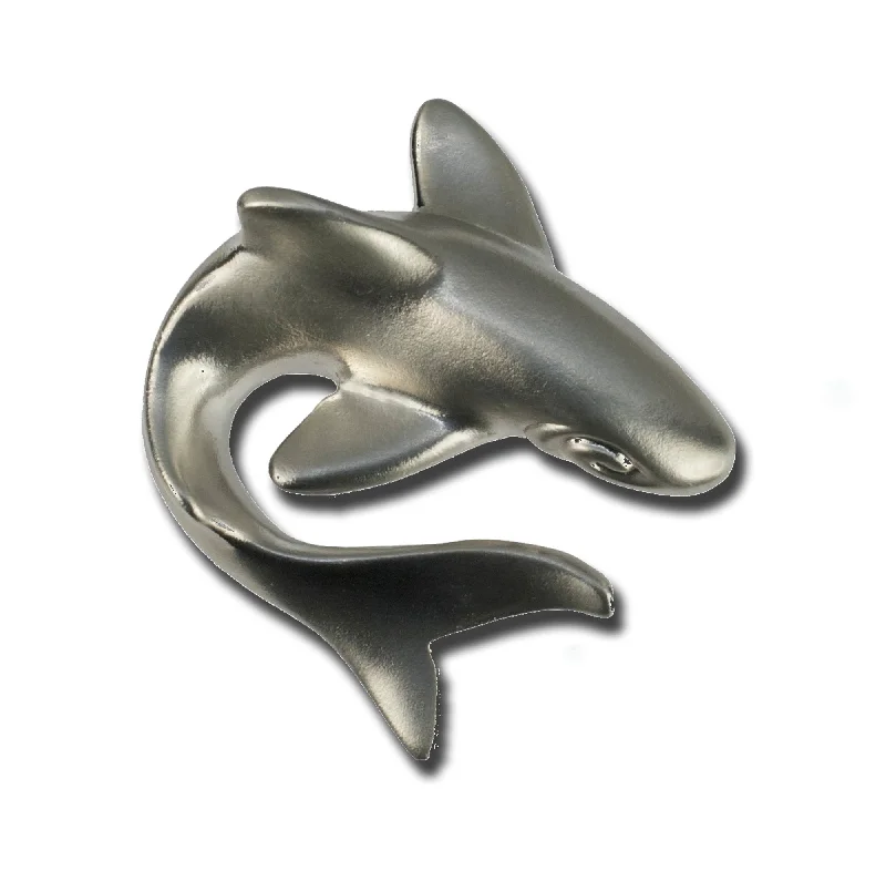 Best necklaces and pendants with heart-shaped lockets for a sentimental keepsake-Shark Drawer Pulls and Knobs- Shark Handles | Ocean Theme Drawer Pulls and Knobs | Coastal Drawer Pulls | Nautical Drawer Pull | Sea Life Cabinet Pull