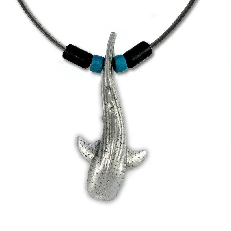 Best necklaces and pendants with layered designs for a chic, stacked look-Shark Necklace for Men and Women- Reef Shark Necklace for Women, Gifts for Shark Lovers, Shark Jewelry, Whale Shark Pendant, Gifts for Scuba Divers