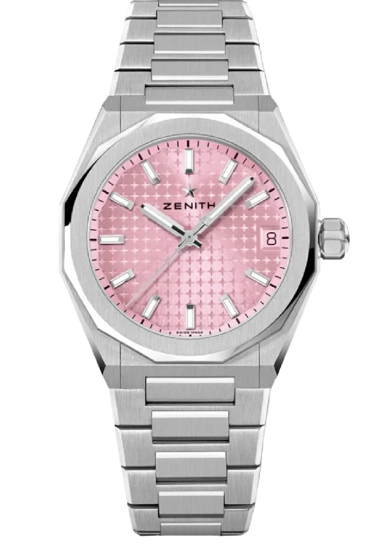 Best necklaces and pendants with butterfly pendants for a delicate, light style-ZENITH-DEFY SKYLINE 36- Ref 03.9400.670/18.I001